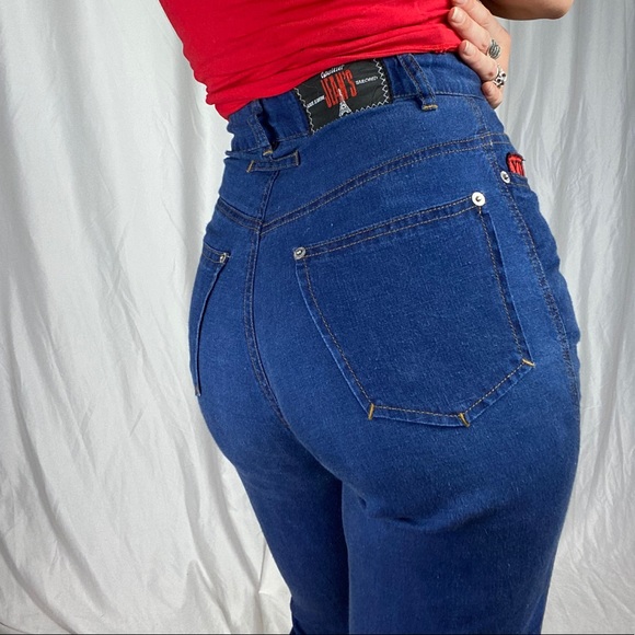 Vintage Jean Paul Gaultier High-Rise 100% Linen Denim - Picture 5 of 12